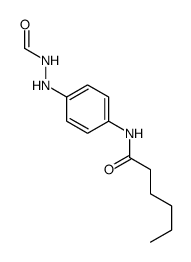 N-[4-(2-formylhydrazinyl)phenyl]hexanamide Structure