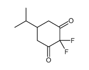 2,2-difluoro-5-propan-2-ylcyclohexane-1,3-dione Structure