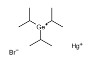 bromomercury,tri(propan-2-yl)germanium Structure
