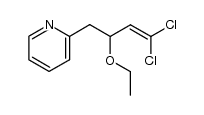 2-(4,4-dichloro-2-ethoxybut-3-en-1-yl)pyridine Structure