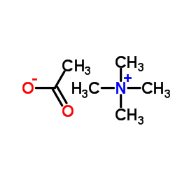 Tetramethylammonium acetate Structure