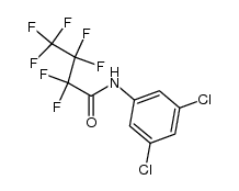 N-(3,5-dichlorophenyl)-2,2,3,3,4,4,4-heptafluorobutanamide结构式