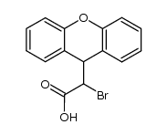 bromo-xanthen-9-yl-acetic acid Structure