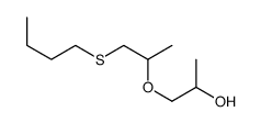 1-(1-butylsulfanylpropan-2-yloxy)propan-2-ol结构式