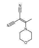 2-(1-morpholinoethylidene)malononitrile结构式