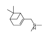 (6,6-dimethyl-4-bicyclo[3.1.1]hept-3-enyl)methyl-dimethylsilane结构式