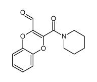 3-(piperidine-1-carbonyl)-1,4-benzodioxine-2-carbaldehyde Structure