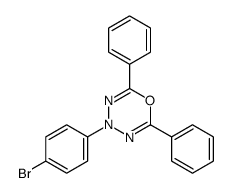 4-(4-bromophenyl)-2,6-diphenyl-1,3,4,5-oxatriazine Structure