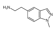 2-(1-Methyl-1H-indazol-5-yl)ethanamine结构式