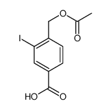 4-(acetyloxymethyl)-3-iodobenzoic acid Structure