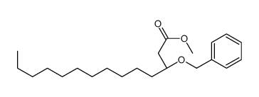 R-(3)-苄氧基肉豆蔻酸甲酯结构式