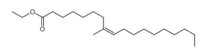 ethyl 8-methyloctadec-8-enoate结构式