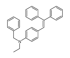 N-benzyl-4-(2,2-diphenylethenyl)-N-ethylaniline Structure