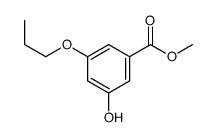 methyl 3-hydroxy-5-propoxybenzoate结构式