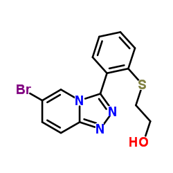 2-[[2-(6-Bromo-1,2,4-triazolo[4,3-a]pyridin-3-yl)phenyl]thio]ethanol picture