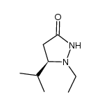(R)-1-ethyl-5-isopropylpyrazolidin-3-one Structure