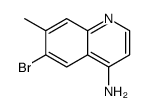 4-Amino-6-bromo-7-methylquinoline Structure