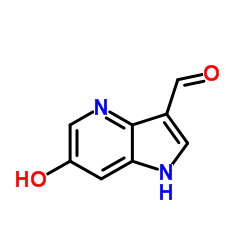 6-Hydroxy-4-azaindole-3-carbaldehyde结构式