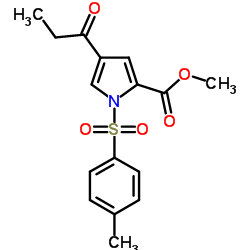 Methyl 4-Propionyl-1-Tosyl-1H-Pyrrole-2-Carboxylate Structure