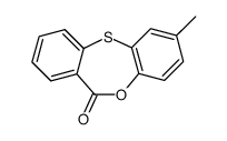 7-methyl-11H-dibenz(b,e,)(1,4)-oxathiepin-11-one结构式