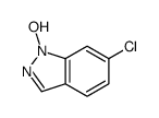 6-chloro-1-hydroxyindazole结构式