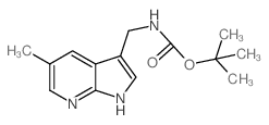 tert-Butyl (5-methyl-1H-pyrrolo[2,3-b]pyridin-3-yl)methylcarbamate picture