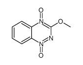 3-methoxy-1-oxido-1,2,4-benzotriazin-4-ium 4-oxide结构式