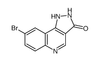 8-bromo-1,2-dihydro-3H-pyrazolo[4,3-c]quinolin-3-one Structure