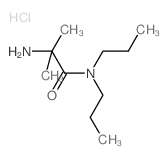 2-Amino-2-methyl-N,N-dipropylpropanamide hydrochloride结构式