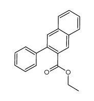 ethyl 3-phenyl-2-naphthoate结构式