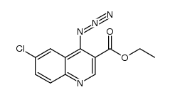 ethyl 4-azido-6-chloroquinoline-3-carboxylate Structure