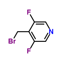 4-(Bromomethyl)-3,5-difluoropyridine结构式