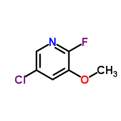 5-Chloro-2-fluoro-3-methoxypyridine structure