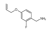 (4-(allyloxy)-2-fluorophenyl)methanamine结构式