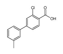 3-氯-3-甲基-[1,1-联苯]-4-羧酸结构式