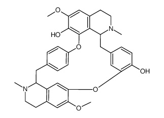 6,6'-Dimethoxy-2,2'-dimethyl-tubocuraran-7',12'-diol结构式