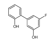 3-fluoro-5-(2-hydroxyphenyl)phenol Structure