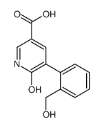 5-[2-(hydroxymethyl)phenyl]-6-oxo-1H-pyridine-3-carboxylic acid结构式