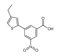 3-(4-ethylthiophen-2-yl)-5-nitrobenzoic acid Structure