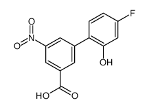 3-(4-fluoro-2-hydroxyphenyl)-5-nitrobenzoic acid结构式