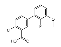 2-chloro-5-(2-fluoro-3-methoxyphenyl)benzoic acid Structure