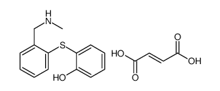 (E)-but-2-enedioic acid,2-[2-(methylaminomethyl)phenyl]sulfanylphenol Structure