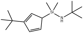 N-(1,1-甲基乙基)-1-[3-(1,1-甲基乙基)-2,4-环戊二烯基-1,1-二甲基硅胺图片
