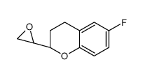 (±)-(R*, R* und R*, S*)-6-Fluoro-3,4-dihydro-2-oxiranyl-2H-1-benzopyran结构式
