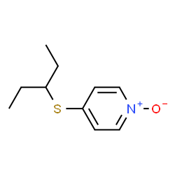 Pyridine, 4-[(1-ethylpropyl)thio]-, 1-oxide (9CI) structure