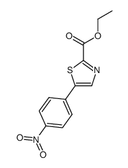 ethyl 5-(4-nitrophenyl)thiazole-2-carboxylate Structure