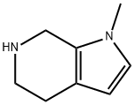 1-Methyl-4,5,6,7-tetrahydro-1H-pyrrolo[2,3-c]pyridine structure