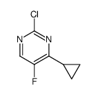 2-chloro-4-cyclopropyl-5-fluoropyrimidine Structure