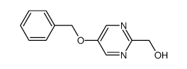 (5-(苄氧基)嘧啶-2-基)甲醇结构式