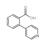 2-吡啶-4-基苯甲酸结构式